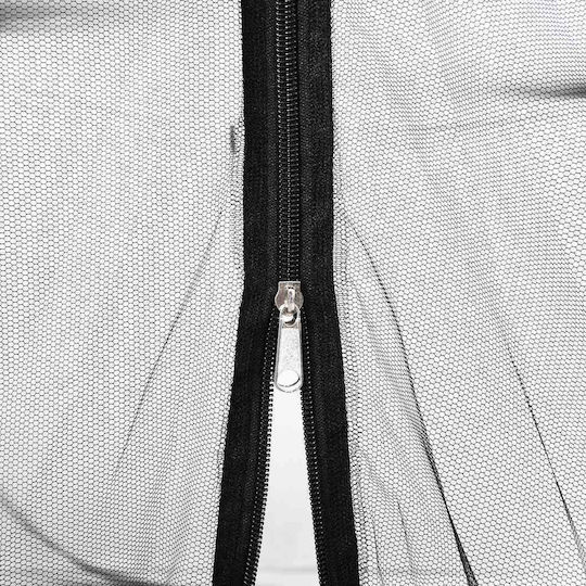 Mongolia Mosquito Net Doors 200 Mesh Black 200x200x135 cm