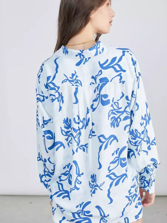 Women's Long Sleeve Shirt Blue