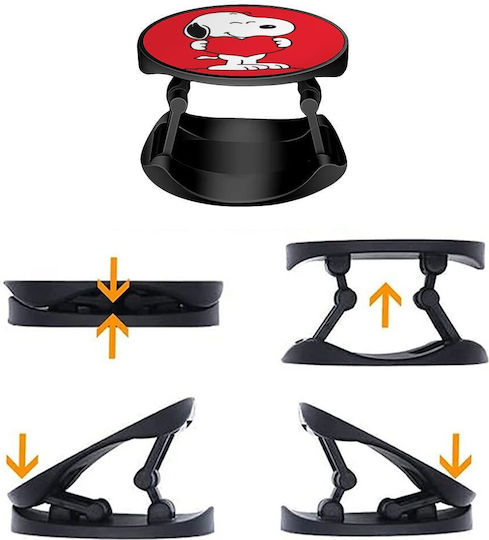 Snoopy Takemy Heart Phone Holders Stand Stand Βάση Στήριξης Κινητού Στο Χέρι