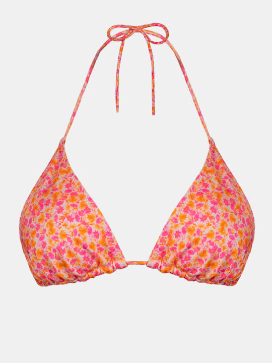 Basic Triangle-Bikini-Oberteil Sorbet Sorbet