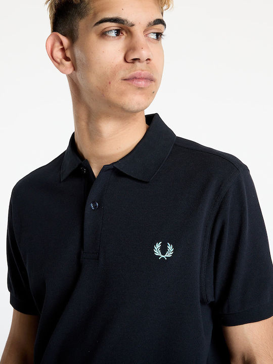 T-Shirt Navy, Mint Blue