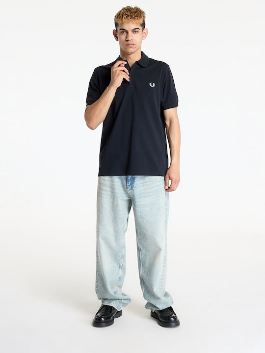 T-Shirt Navy, Mint Blue