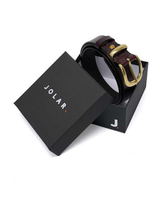 Leder Damen Gürtel Braun