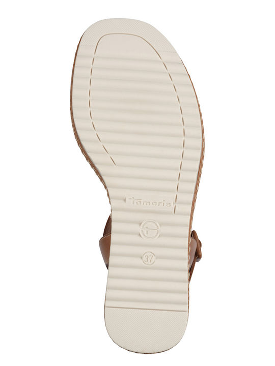 Anatomische Damenplattformen Tabac Braun