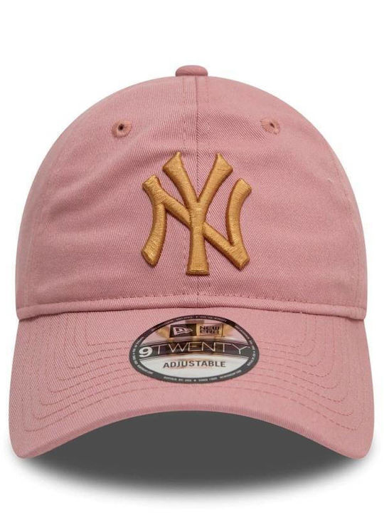 60595476 New Era League Ess 9twenty New York Yankees Ash Pink Color