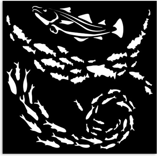 Stamperia Шаблони Дизайни Silent Sea 8 бр