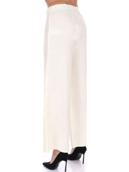 Dama Tesatura Pantaloni Vanilla