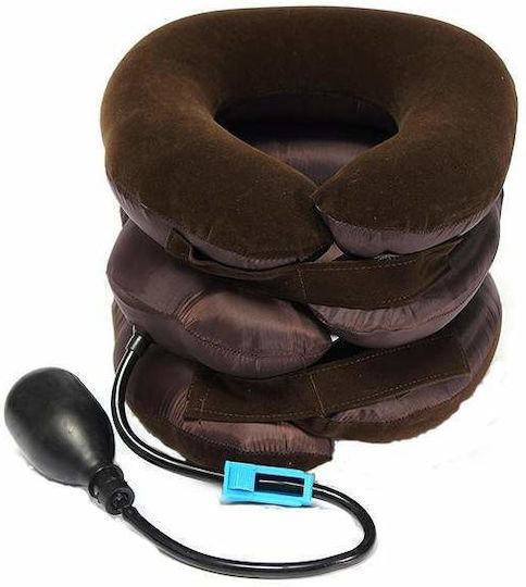 Kopfkissen Massage für den Nacken Braun