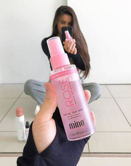 MineTan BodySkin Rose Water Autobronzant Loțiune Fata 100ml