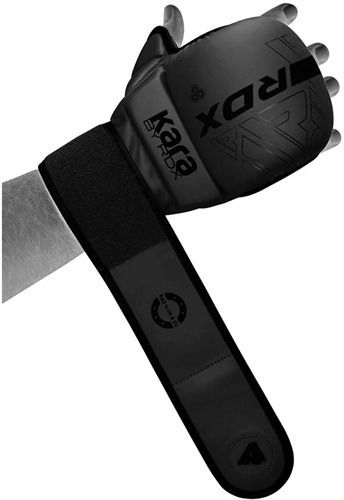 Rdx Sparring Grappling Handschuhe Shooter F6 Matt Schwarz L XL