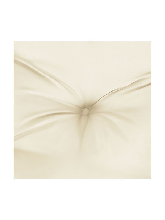 vidaXL Pernă De Bancă Pentru Scaune De Grădină Crem 80x80cm