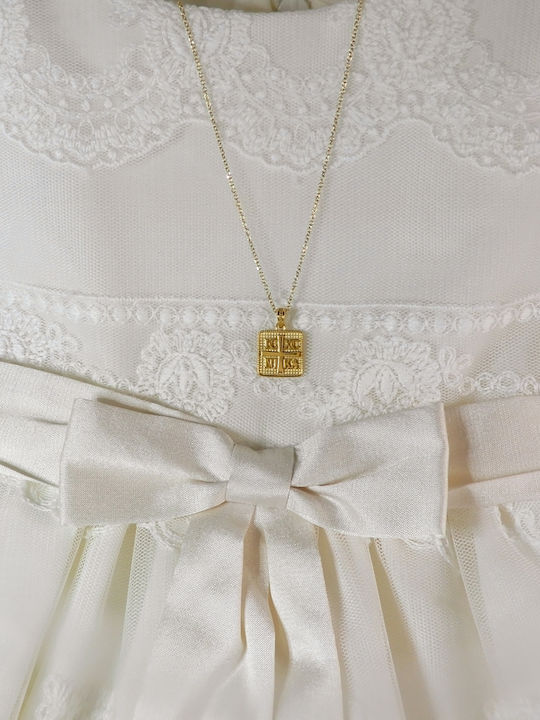 Art d or Charm Amulet Constantine from Gold 9 K
