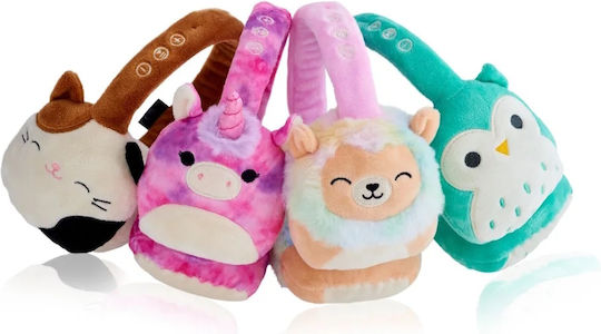 Jazwares Squishmallows Plush Безжични Bluetooth Over Ear Слушалки с 6 часа Работа Ingred The Cow
