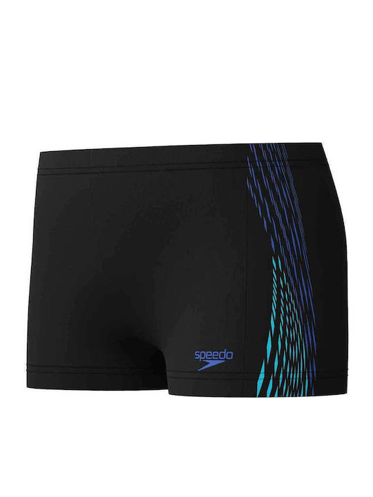 Speedo Plastisol Placement Kids Swimwear Swim Shorts Black
