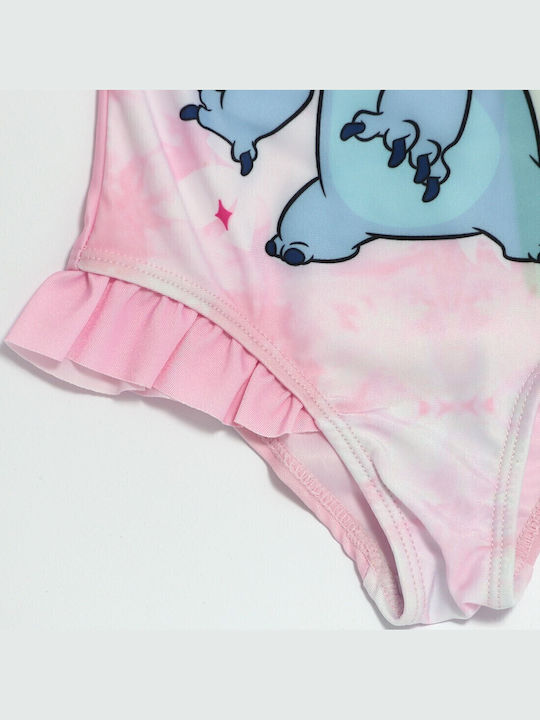 Disney Lilo & Stitch Kinder Badeanzug Einteilig Light Pink