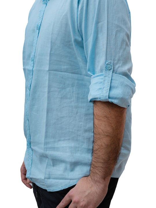 Μακρυμάνικo Πουκάμισο Light Blue
