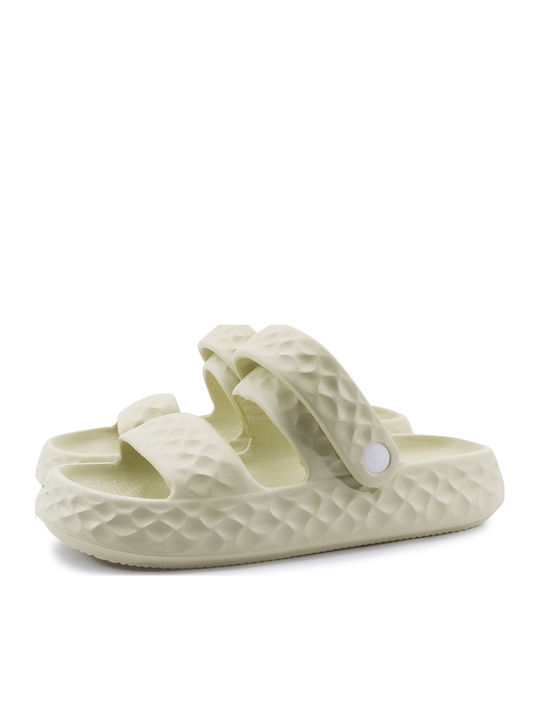 Women's Slides Green