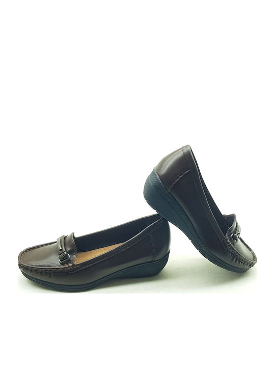 Women's Loafers in Brown Color