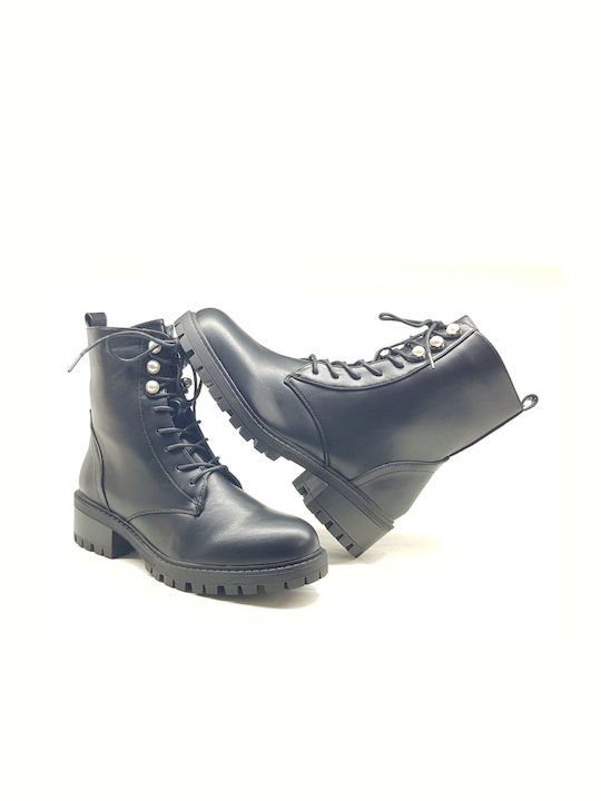 Stiefeletten Damen Schwarz