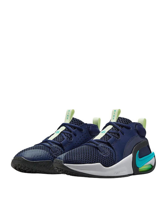 Air Zoom Crossover Kids Sports Shoes Basketball with Laces Navy Blue