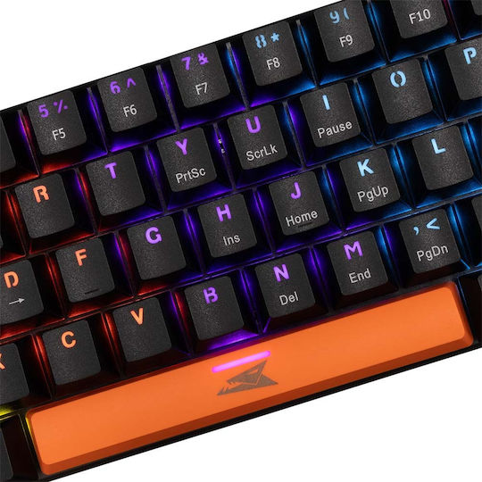 Baracuda Dolphin Gaming Mechanische Tastatur 60% mit Benutzerdefiniert Blau Schaltern und RGB-Beleuchtung (Englisch US)