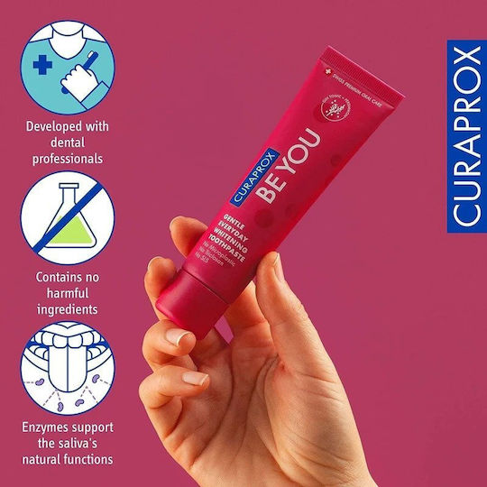 Curaprox Be You Gentle Everyday Zahnpasta zur Aufhellung und für empfindliche Zähne 60 ml