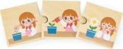 Brettspiel Puzzle with Logical Sequences - Daily Activities 1.5+ Jahre Viga Toys
