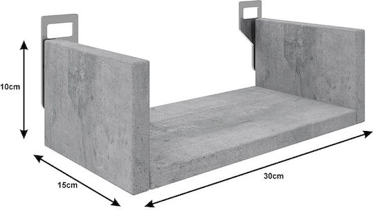 Raft De Perete Derva Alb 30x15x10cm