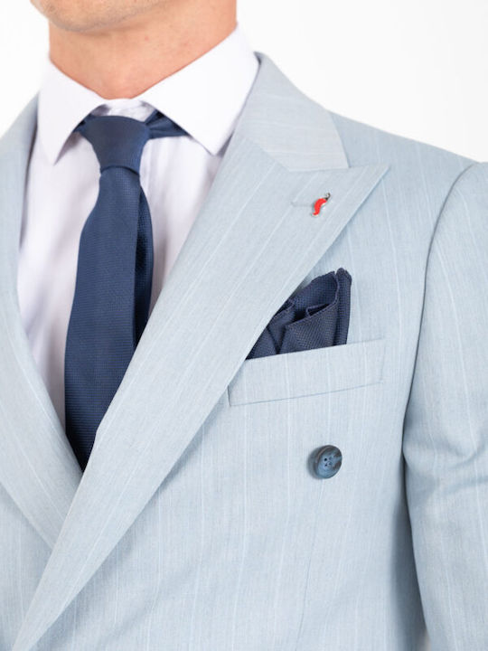 Men's Suit Jacket Slim Fit Light Blue