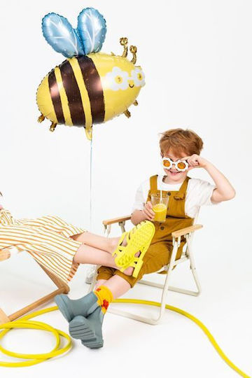 Balloon Foil Jumbo Multicolour Little Bee 56cm