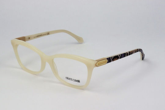 Roberto Cavalli Weiblich Kunststoff Brillenrahmen Weiß RC0865024