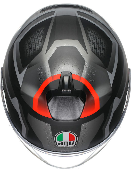 AGV Irides Zurigo Matt Black/Grey Κράνος Μηχανής Jet ECE 22.06 1500gr με Sunvisor