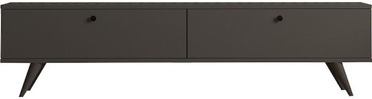 Stand TV Jate Antracit L160xA25xÎ40cm