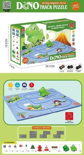 Board Game Track Puzzle - Dino for 1 Player 3+ Years Old