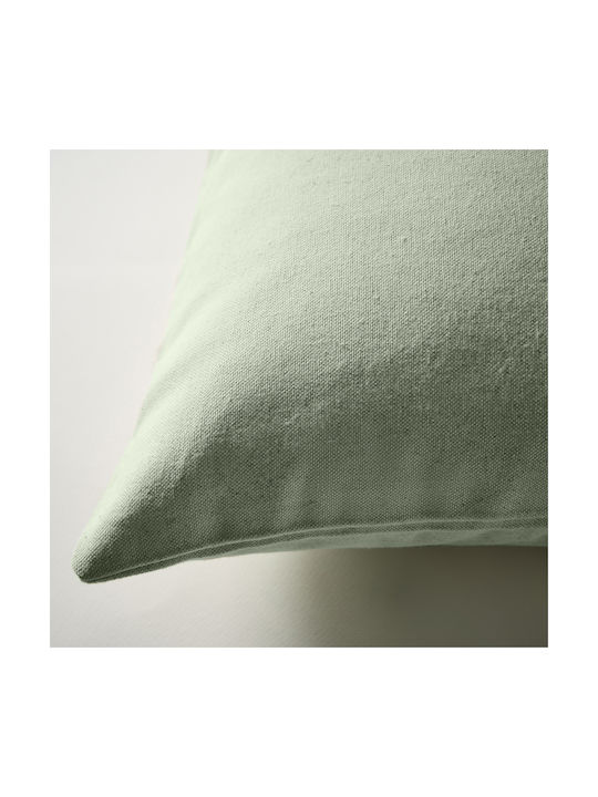 Gofis Home Decorative Pillow Case Everly From 100% Cotton Fresh Aqua 386 43x43cm