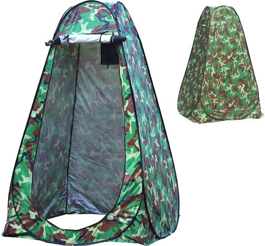 Cort De Camping Pop Up De Toaletă Verde 110x110x190cm