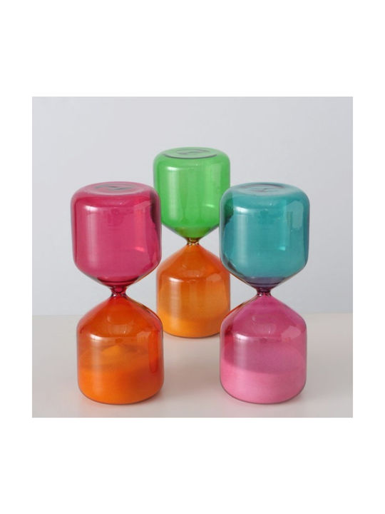 Hourglass Handmade Glass Decorative Hourglass 20 cm Orange Green Hourglass Handmade Glass Decorative Hourglass 20 cm Orange Green
