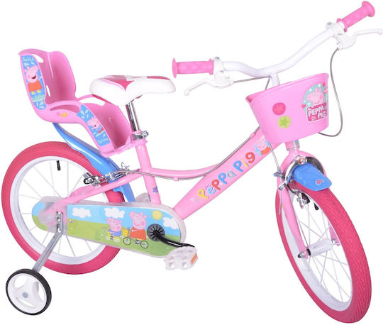 Dino Bikes 16" Детски Велосипед Град (2023) Розов