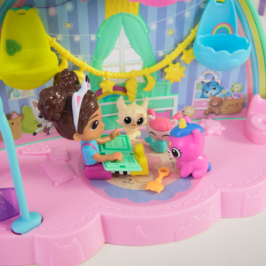 Spin Master Gabby's Dollhouse Kitty Care Ear Purrfect Playroom Kitty Care Playset for Ages 3+ (Miscellaneous Designs)