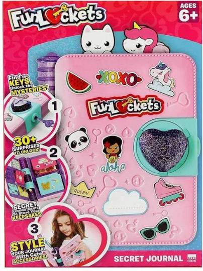 Fanatics Funlockets Secret Diary for Age 6+ (Miscellaneous Designs)