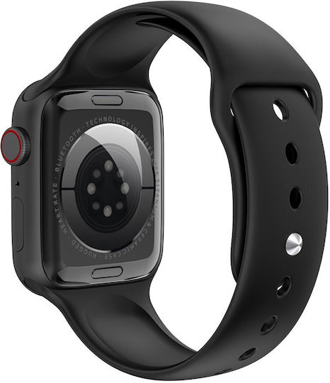 Kiano Active Smartwatch με Παλμογράφο (Μαύρο)