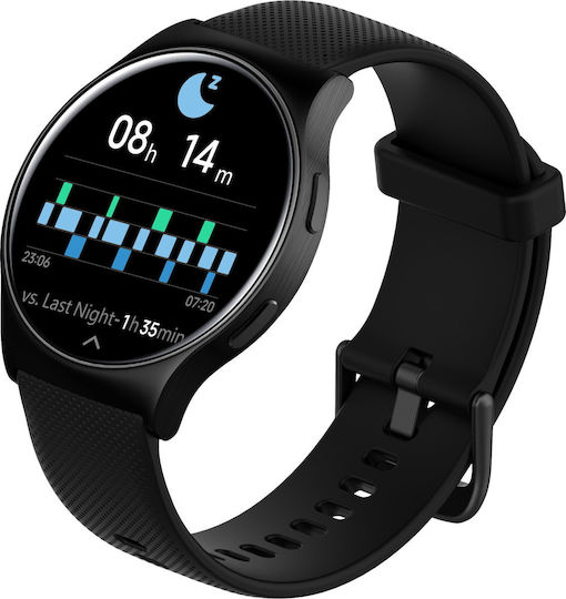 Motorola Moto Watch 120 Aluminium 50mm with Heart Rate Monitor (Black)