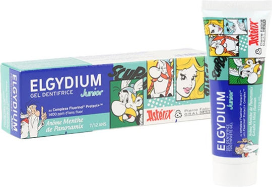 Elgydium Asterix Children's Toothpaste for 7+ Years with Mint Flavor 50ml