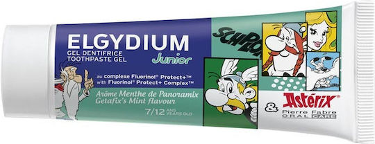 Elgydium Asterix Children's Toothpaste for 7+ Years with Mint Flavor 50ml