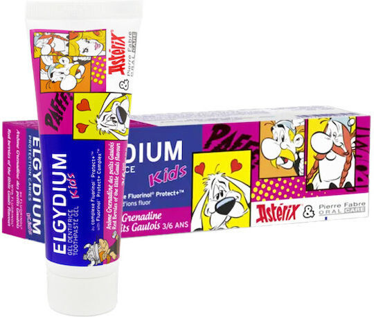 Elgydium Asterix Children's Toothpaste for 3+ Years with Berries Flavor 50ml