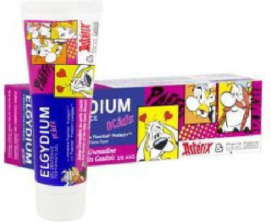 Elgydium Asterix Children's Toothpaste for 3+ Years with Berries Flavor 50ml