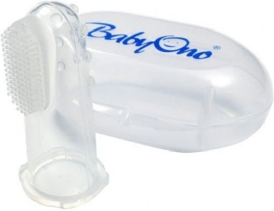 Babyono Baby Finger Toothbrush for 0m+ Transparent