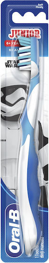 Oral-B Junior Children's Toothbrush for 6+ Years Star Wars Light Blue / White