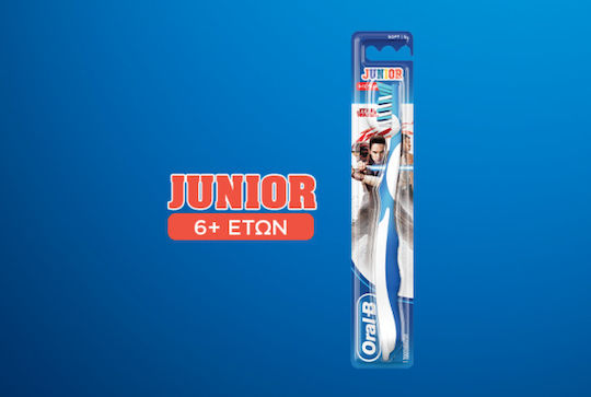 Oral-B Junior Children's Toothbrush for 6+ Years Star Wars Light Blue / White