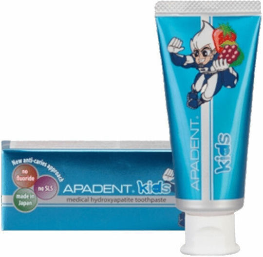Sangi Apadent Children's Toothpaste for 3+ Years with Strawberry Flavor Fluoride-Free 60g